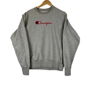 VTG Champion‎ Reverse Weave Mens Medium M Sweatshirt Crewneck Double sided